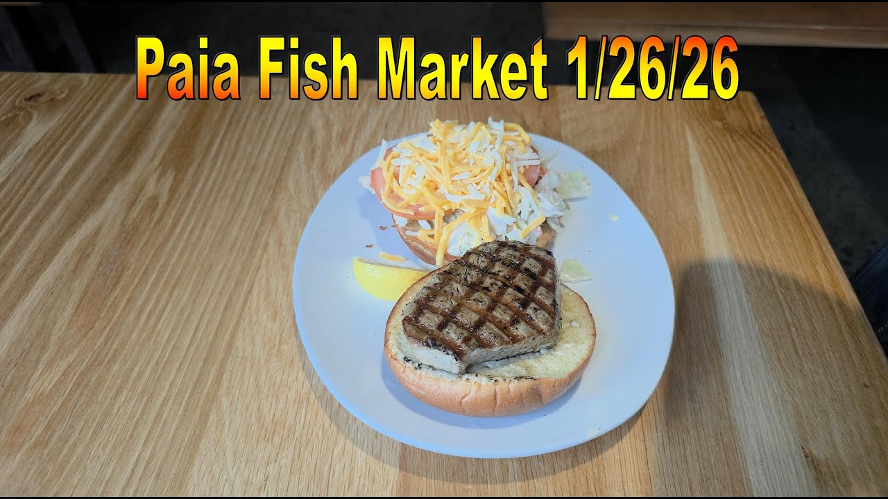 Paia Fish Market & Walk 1/26/26 in Honolulu, Oahu, Hawaii