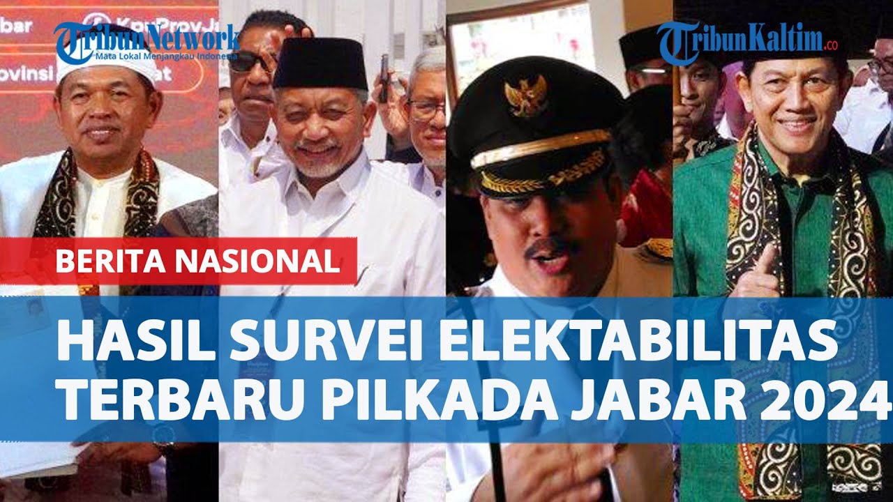 Hasil Survei Elektabilitas Terbaru Cawagub Pilkada Jabar 2024, Efek Ilham Habibie dan Erwan ke Cagub