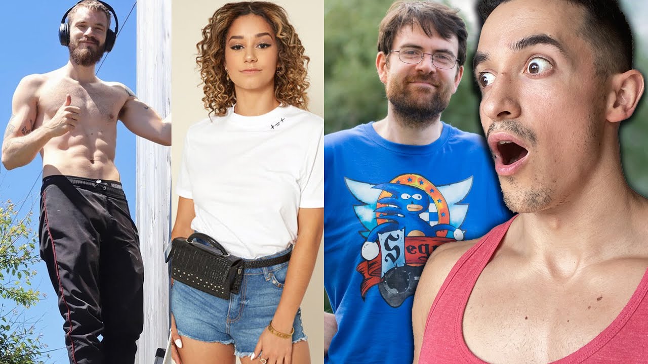 Transformations incroyables de youtubeur ! (Pewdiepie, Lena situation, joueur du grenier...)