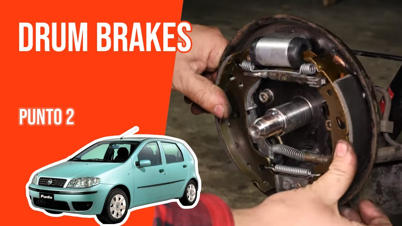 How to replace the drum brakes Punto mk2 🚗