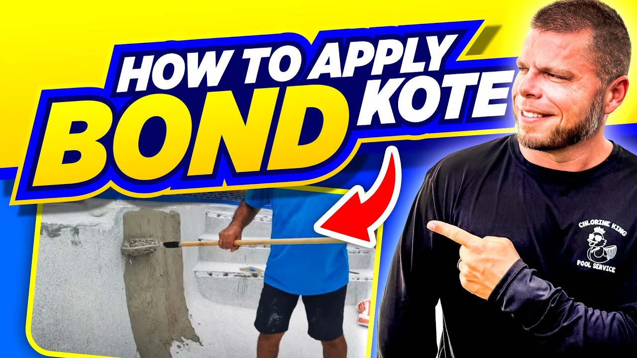 Как наносить Bond Kote на Basecrete | Подготовка поверхности бассейна и гидроизоляция