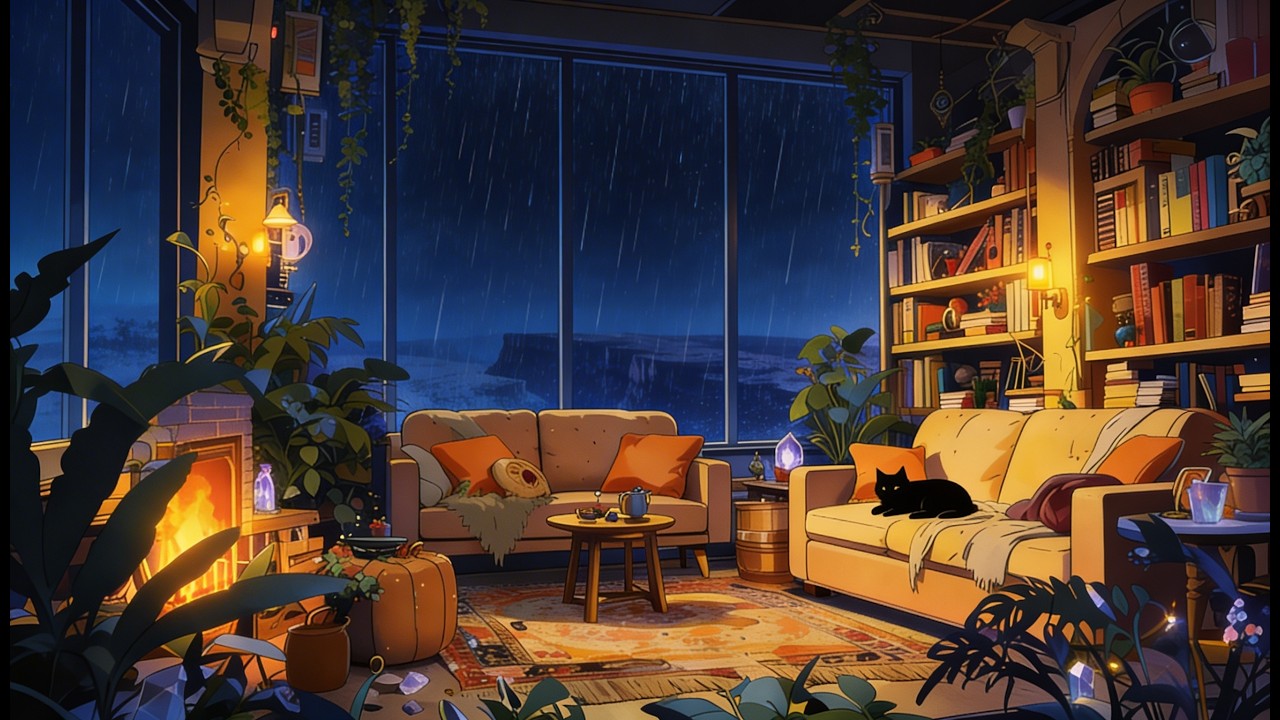 🌧️ LoFi Study Music with Rain Sounds – Deep Focus, Relaxation & Sleep