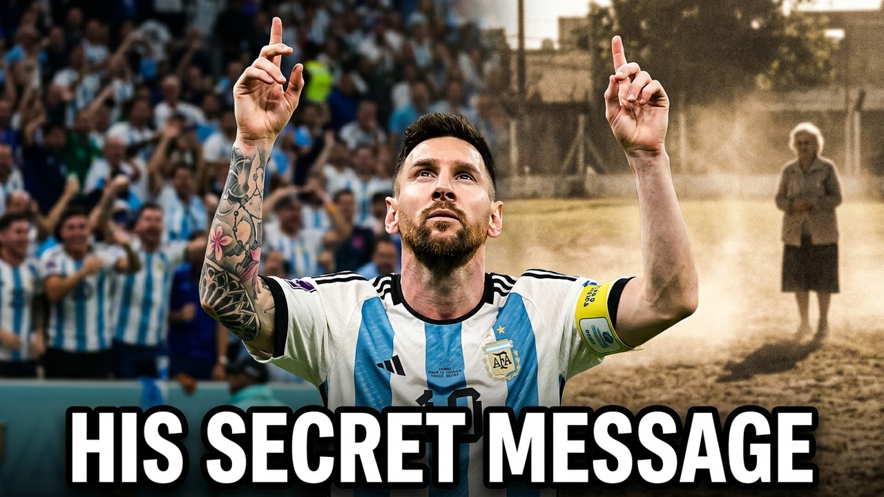 Why Messi Raises His Hands After Every Goal