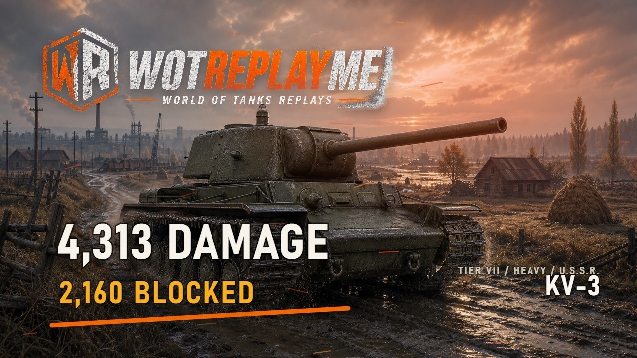 KV-3 Tier VII HT Replay | Studzianki | 5 Kills
