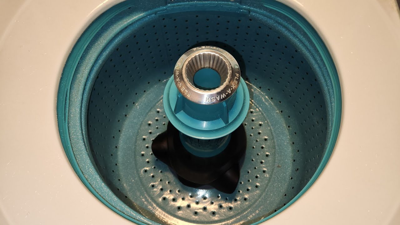 Full Cycle - 1966 Philco Ford Flex-A-Wash washing 5 pairs of pants (+ tour)