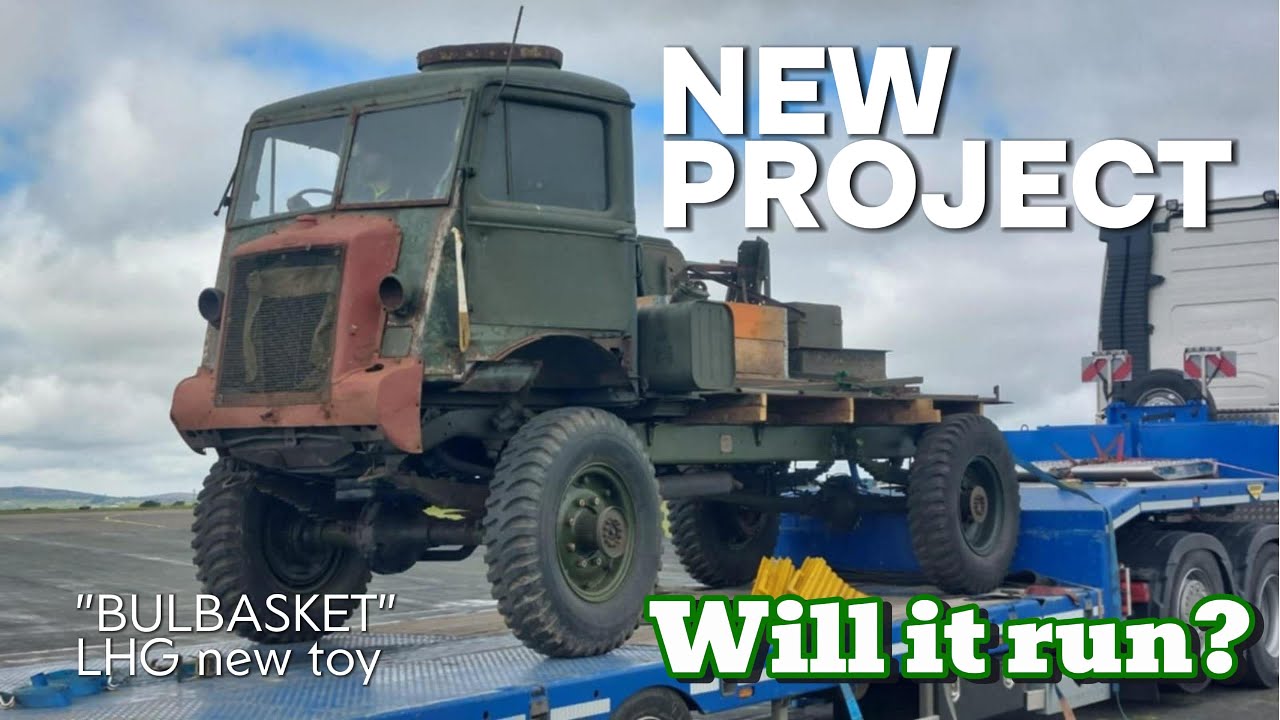BUILT LIKE A TANK!!! WW2 Bedford QL army lorry Project will it run?