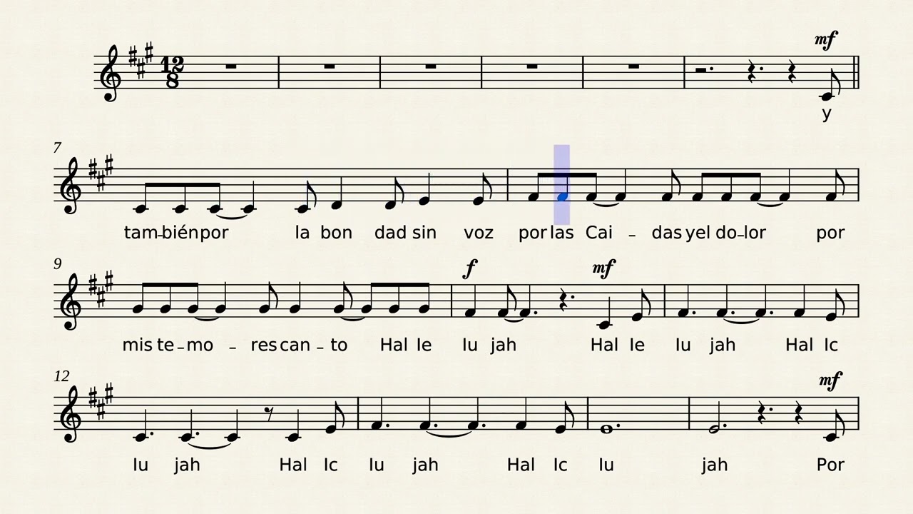 Hallelujah - Sopranos Con la Música de Leonard Cohen, Letra adaptada para la misa