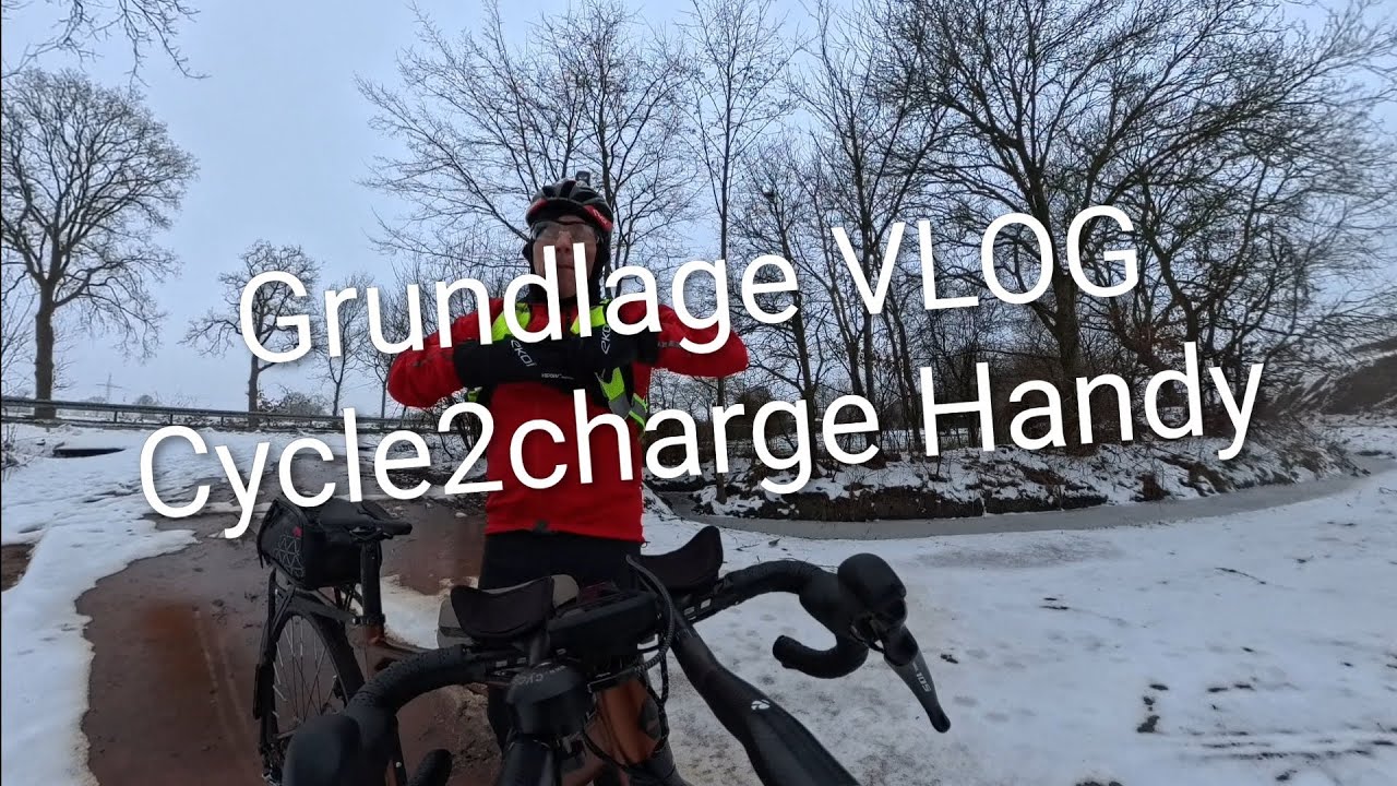 Cycle2charge am Handy und Grundlage VLOG 