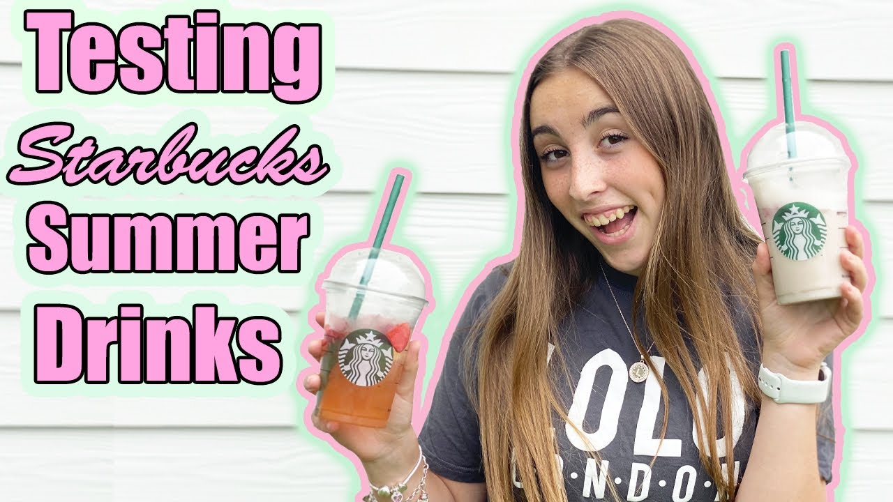 ТЕСТИРОВАНИЕ летних напитков Starbucks | Lilybakes
