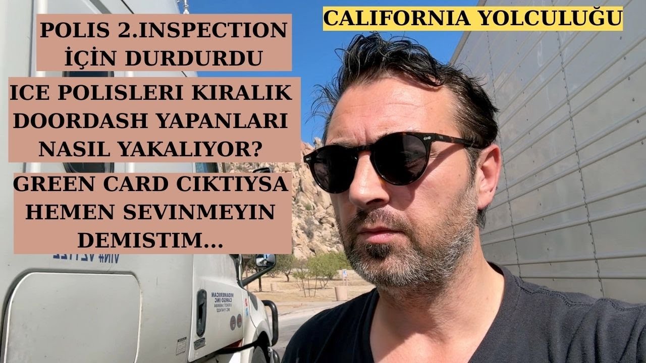 Polis inspection icin yine durdurdu / ice polisleri kiralik doordash yapanlari nasil yakaliyor?