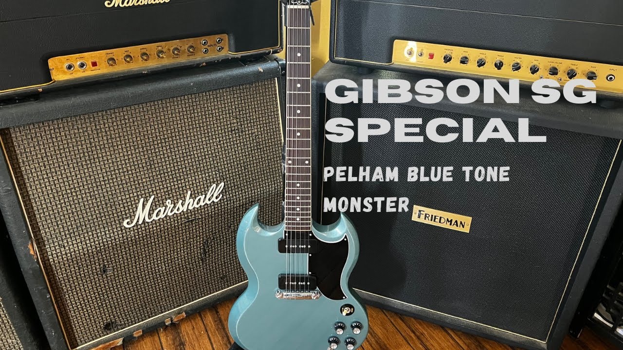 Gibson SG Special - Pelham Blue - Review And Demo