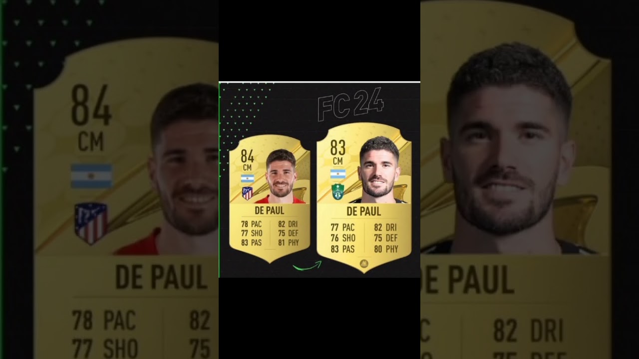 EA SPORT FC 24 RATING #FIFA 24 UPGRADES