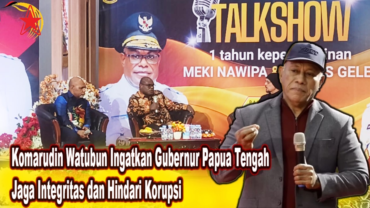 Komarudin Watubun Ingatkan Gubernur Papua Tengah Jaga Integritas dan Hindari Korupsi