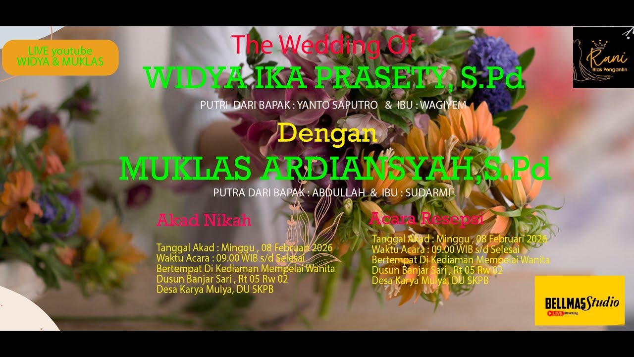 WEDDING WIDYA & MUKLAS