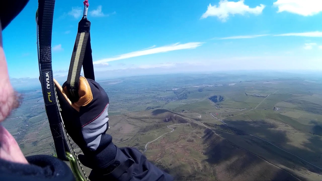 Paragliding - Lord's Seat, Peak District