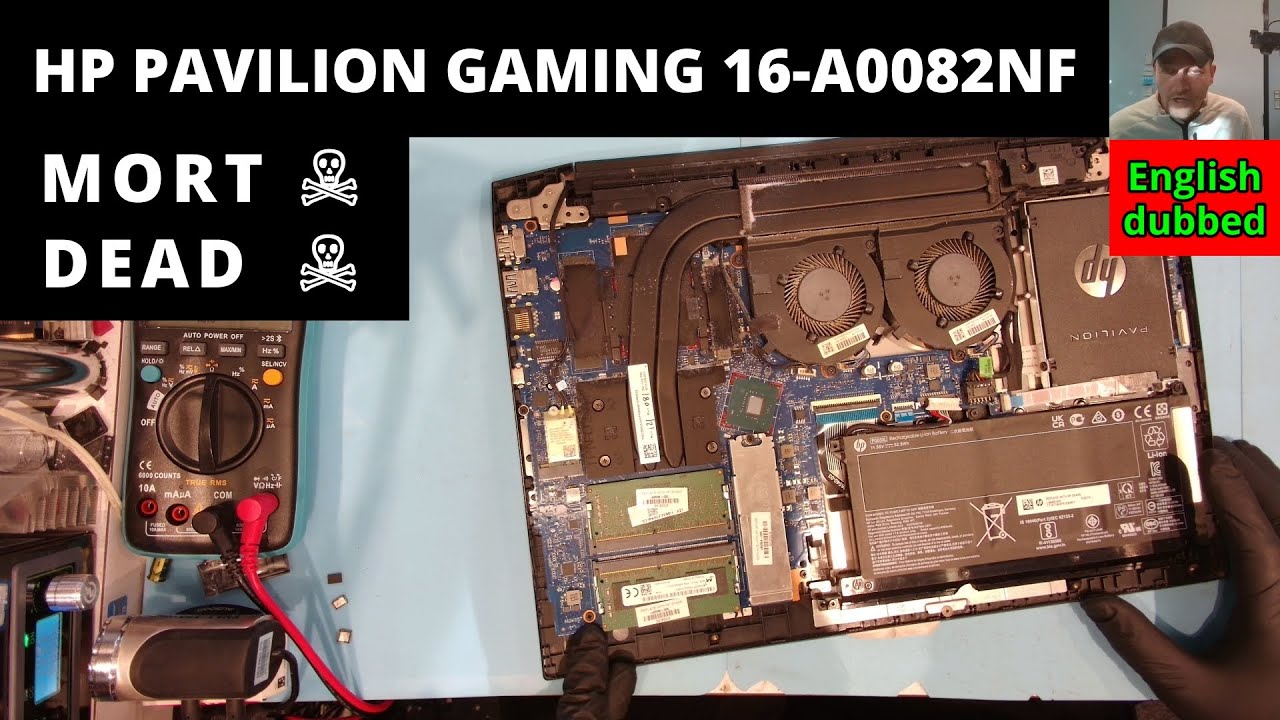 Réparation Carte Mère HP Pavilion Gaming 16-a0082nf - Circuit Principal = 3 ohms