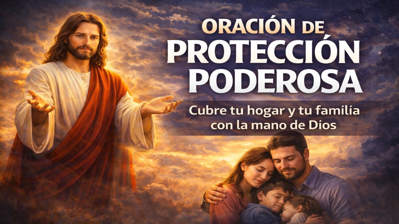 ORACIÓN DE PROTECCIÓN PODEROSA | Cubre tu hogar y tu familia con la mano de Dios