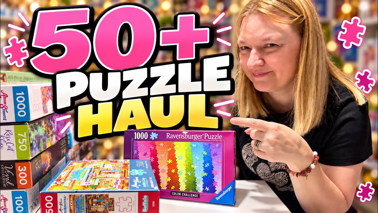 Do I have a puzzle addiction? Another HUGE puzzle haul!! #puzzlehaul 