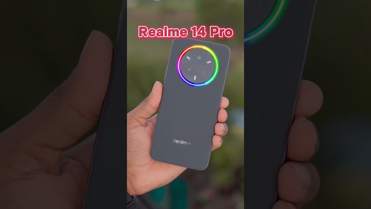 Realme 14 Pro - Color Changing Magic & Triple Flash! 🔥। Realme 14 Pro। #shorts #realme14pro