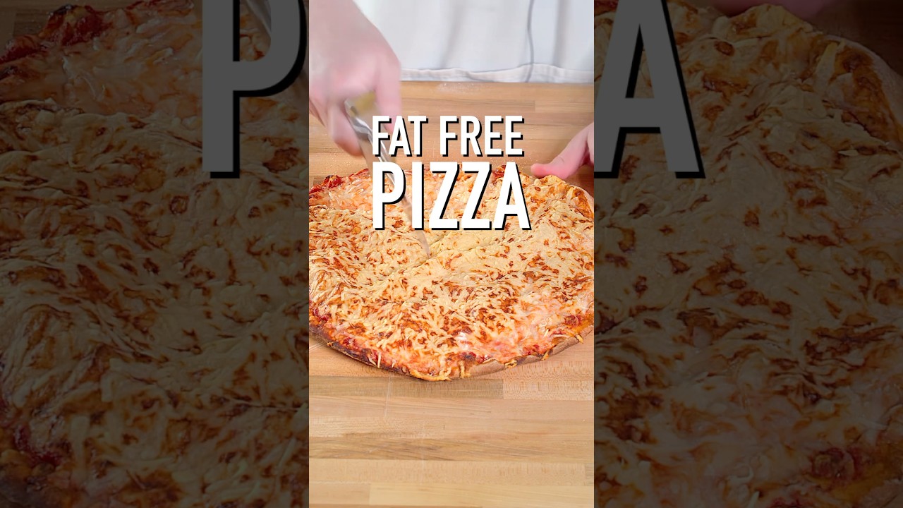 Fat Free Cheese on Pizza 🍕#shorts