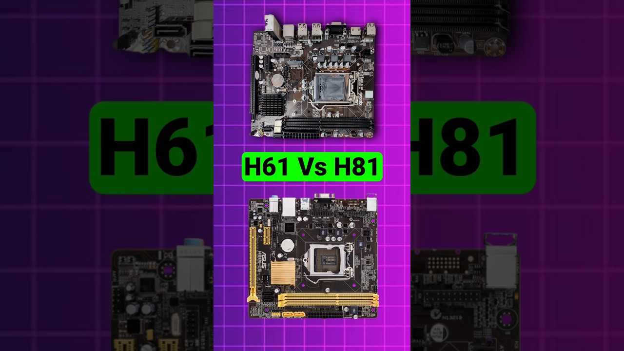 Difference Between H61 Vs H81 Motherboard #h61vsh81 #motherboard