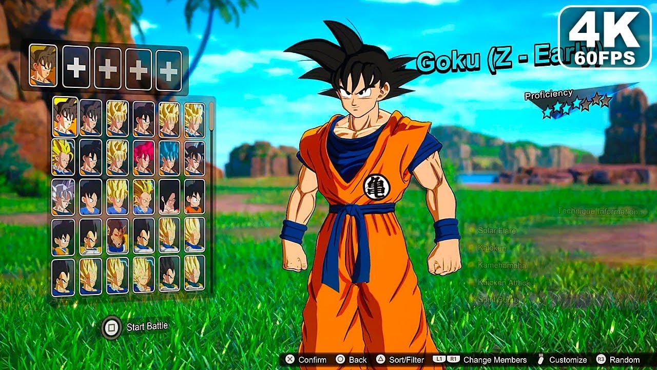 Dragon Ball Sparking Zero Gameplay All Characters