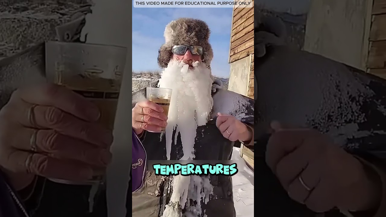 Frozen Bird Shock! 🐦🧊 -70&deg;C Turns Life to Ice#shorts #youtubeshorts #youtubefeed #facts
