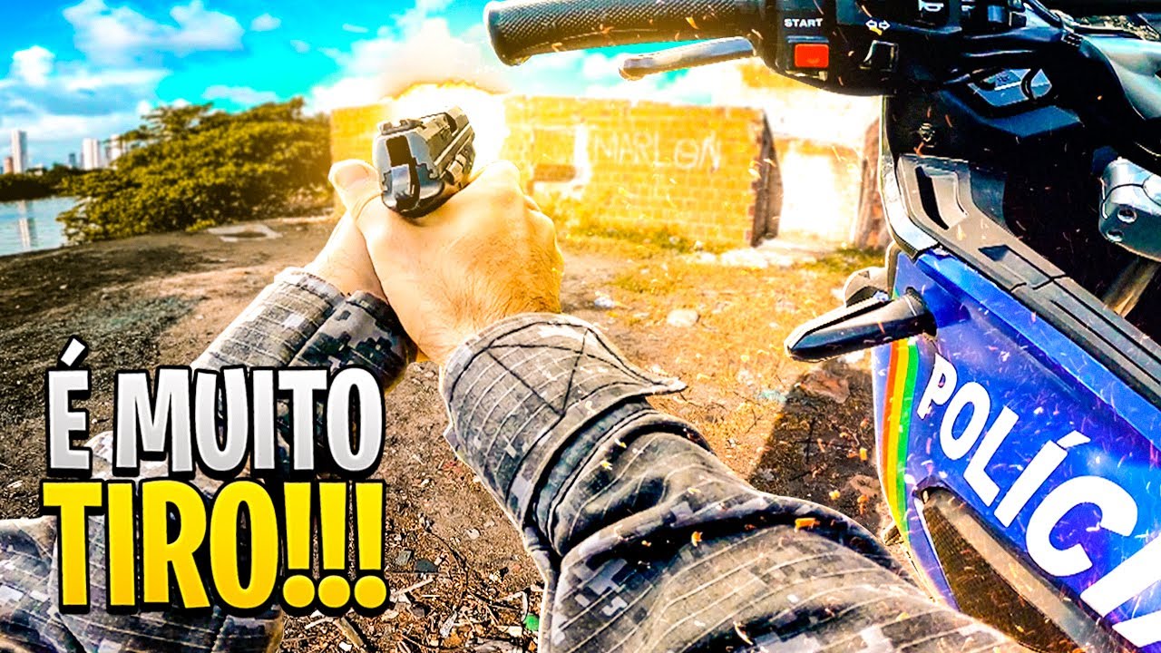 UM DIA DE SERVIÇO COM MUITO TIRO DA ROCAM 💨🔫