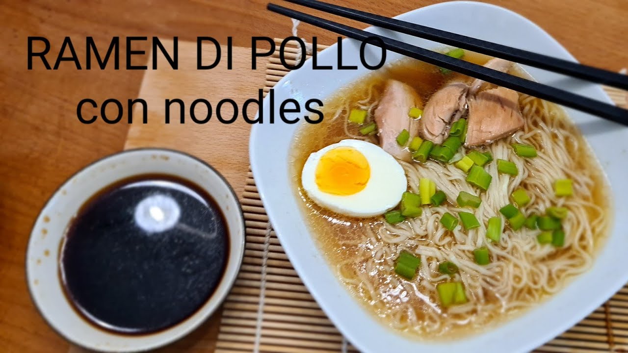 RAMEN DI POLLO CON NOODLES
