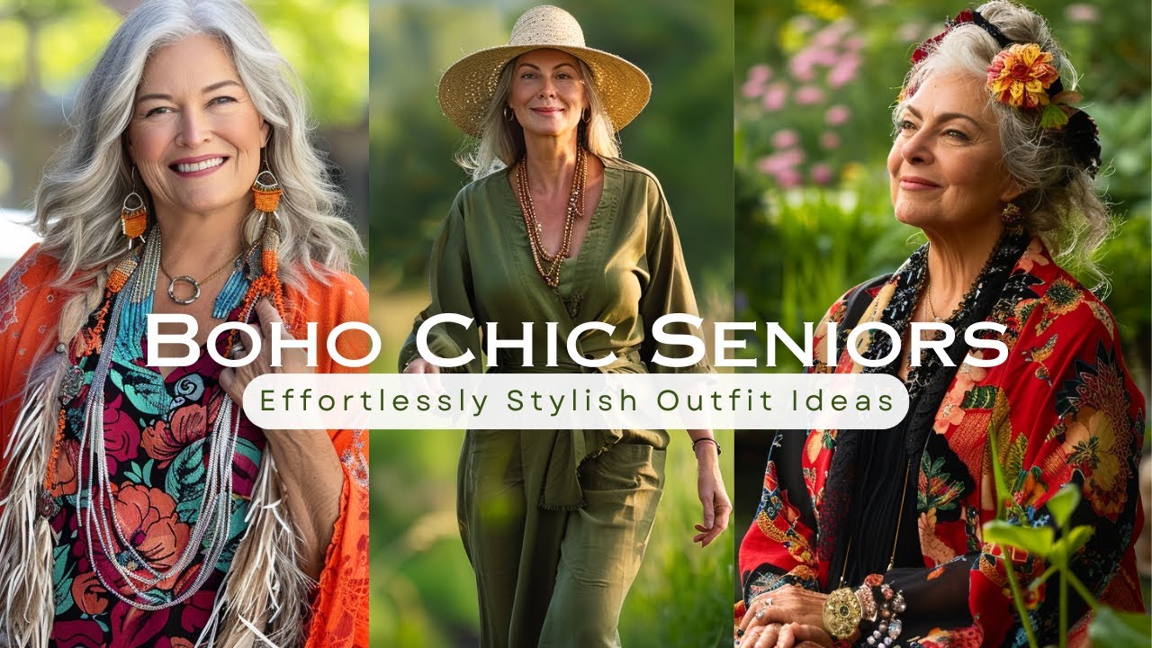 Boho Chic for Seniors: Effortlessly Stylish Outfit Ideas for Women Over 50