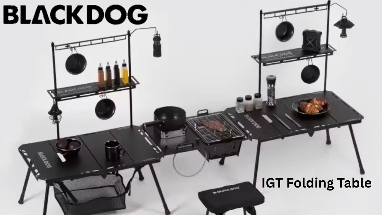 BLACKDOG /NEW  MODULAR IGT TACTICAL FOLDING TABLE / IGT / GREAT OUTDOOR GEAR STORE