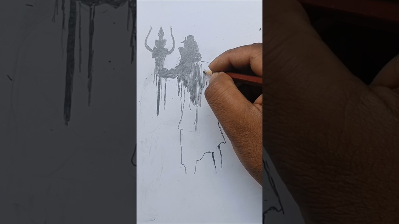 Arting pencil skitching mak mahadev 🕉️🙏