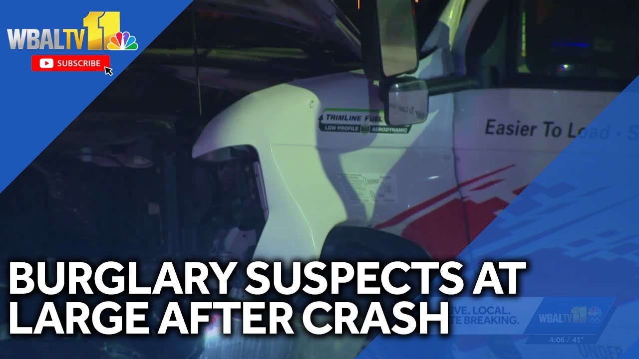 Police: Suspects crash truck after fleeing attempted burglary
