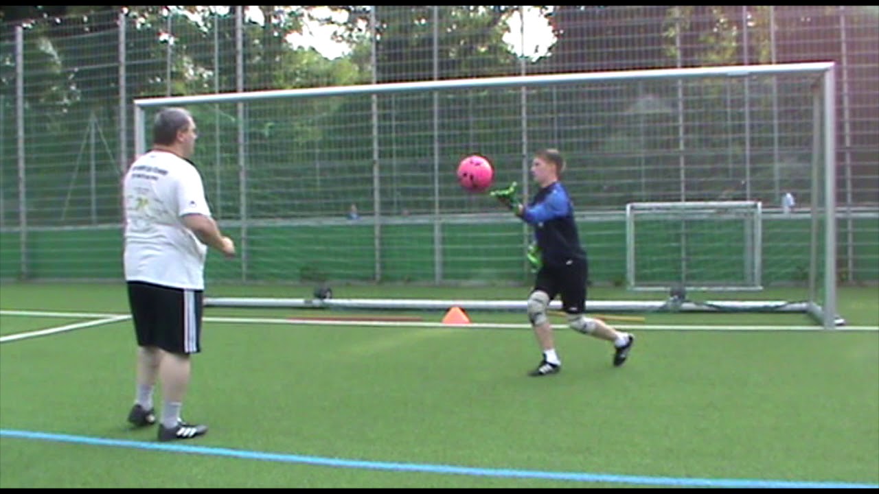 Virtuelles Torwarttraining -  Impressionen Dynamischer Abdruck