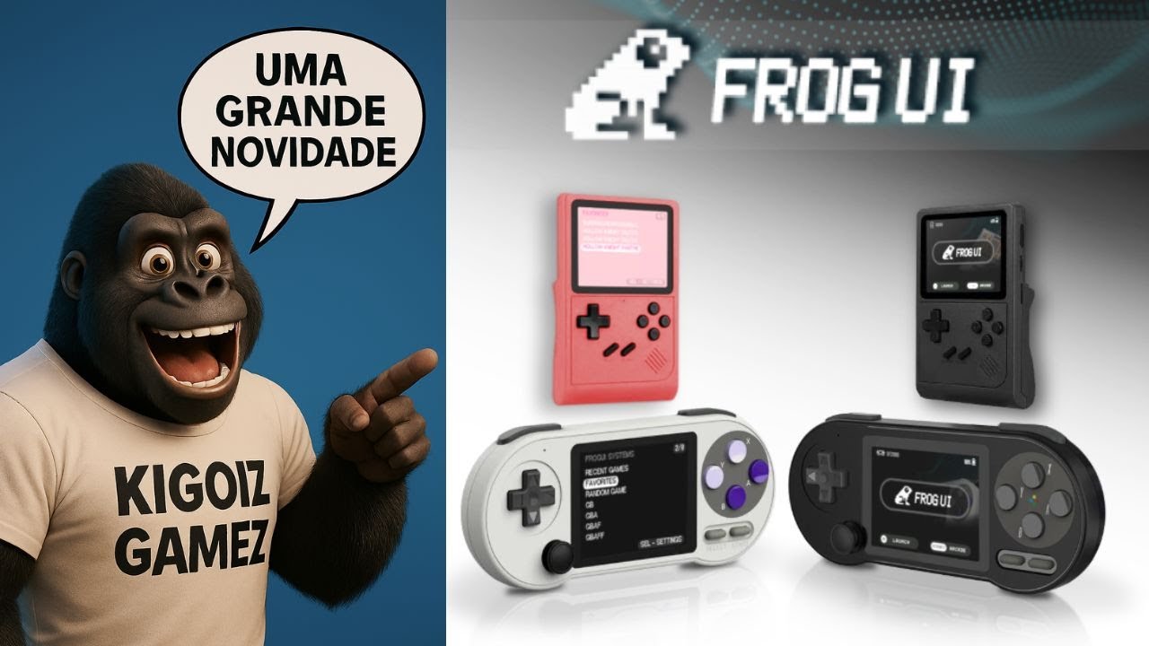 NOVIDADE -FrogUI- [Guia de instalação]  e funcionalidades no GB300 e SF2000 #handheld #retrogaming