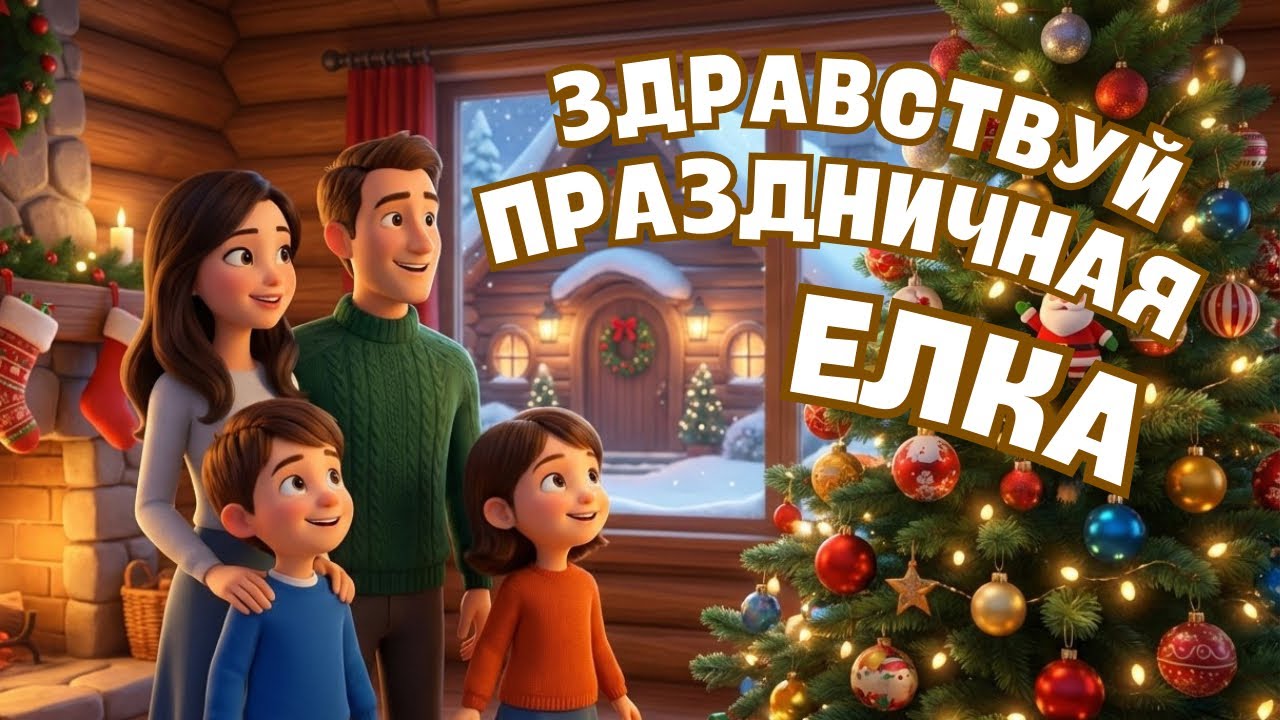 Здравствуй, Праздничная Ёлка!🎄Весёлый новогодний мультфильм, на стихи советской детской поэзии