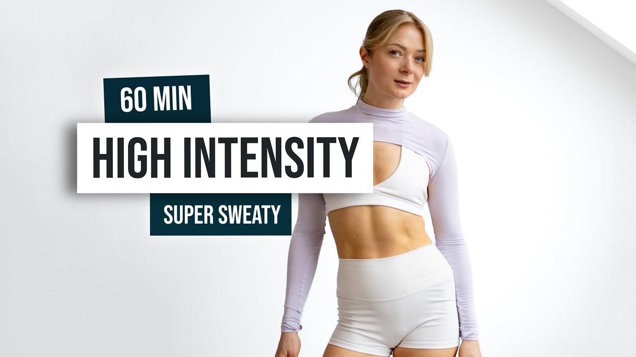 60 MIN KILLER HIIT Cardio - No Equipment, Bodyweight Only