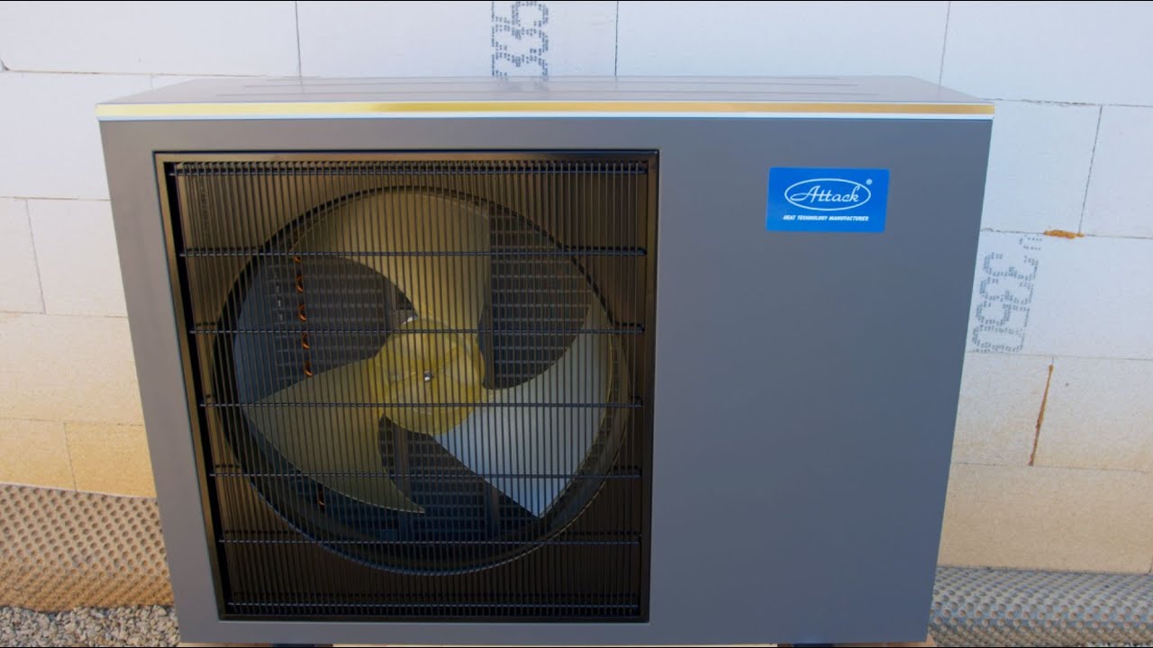 Installation of heat pump ATTACK Inverter R32 air water