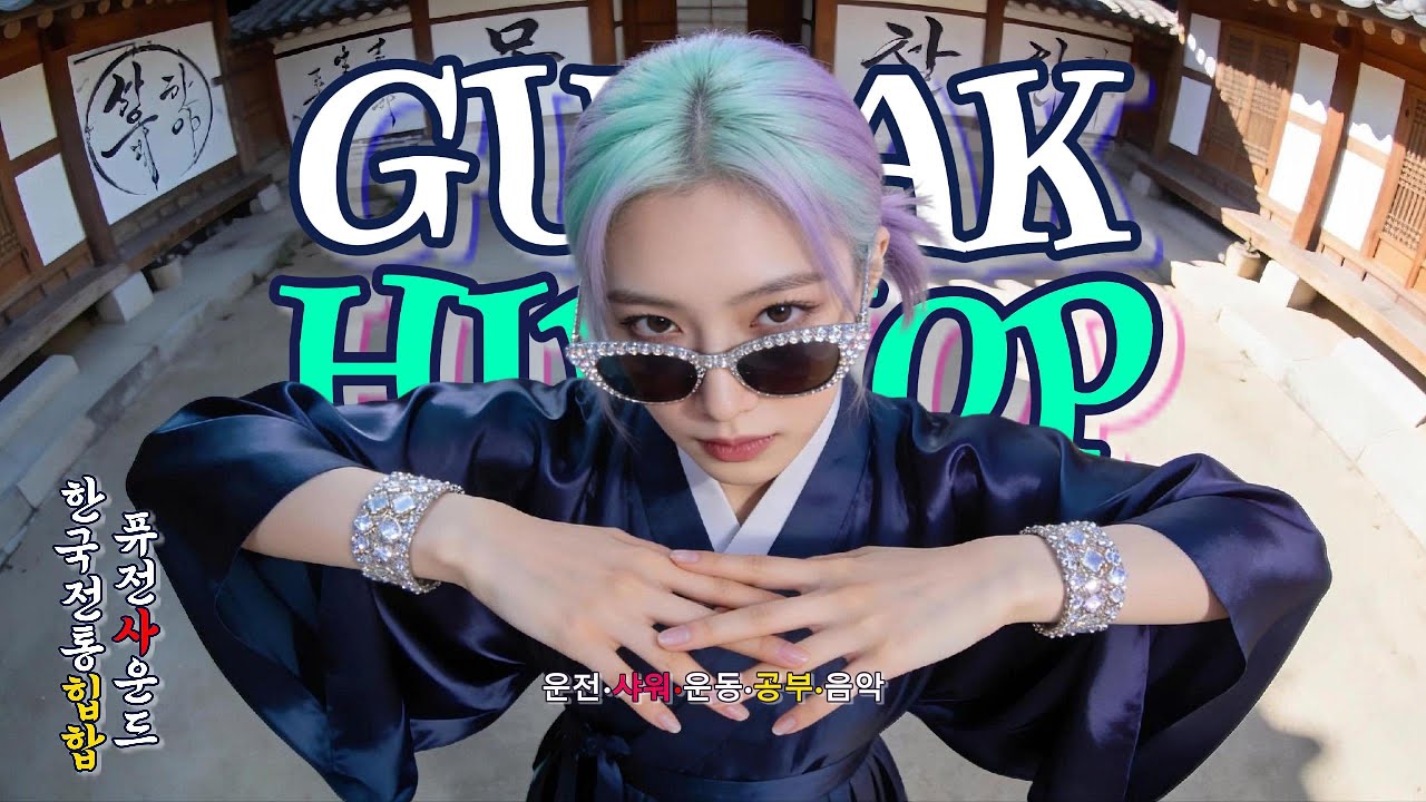 역사 속 리듬이 깨어나는 순간 🎧 Gugak Hip-Hop × Korean Traditional Hip-Hop Fusion | 운전 · 샤워 · 운동 · 공부 음악!!!