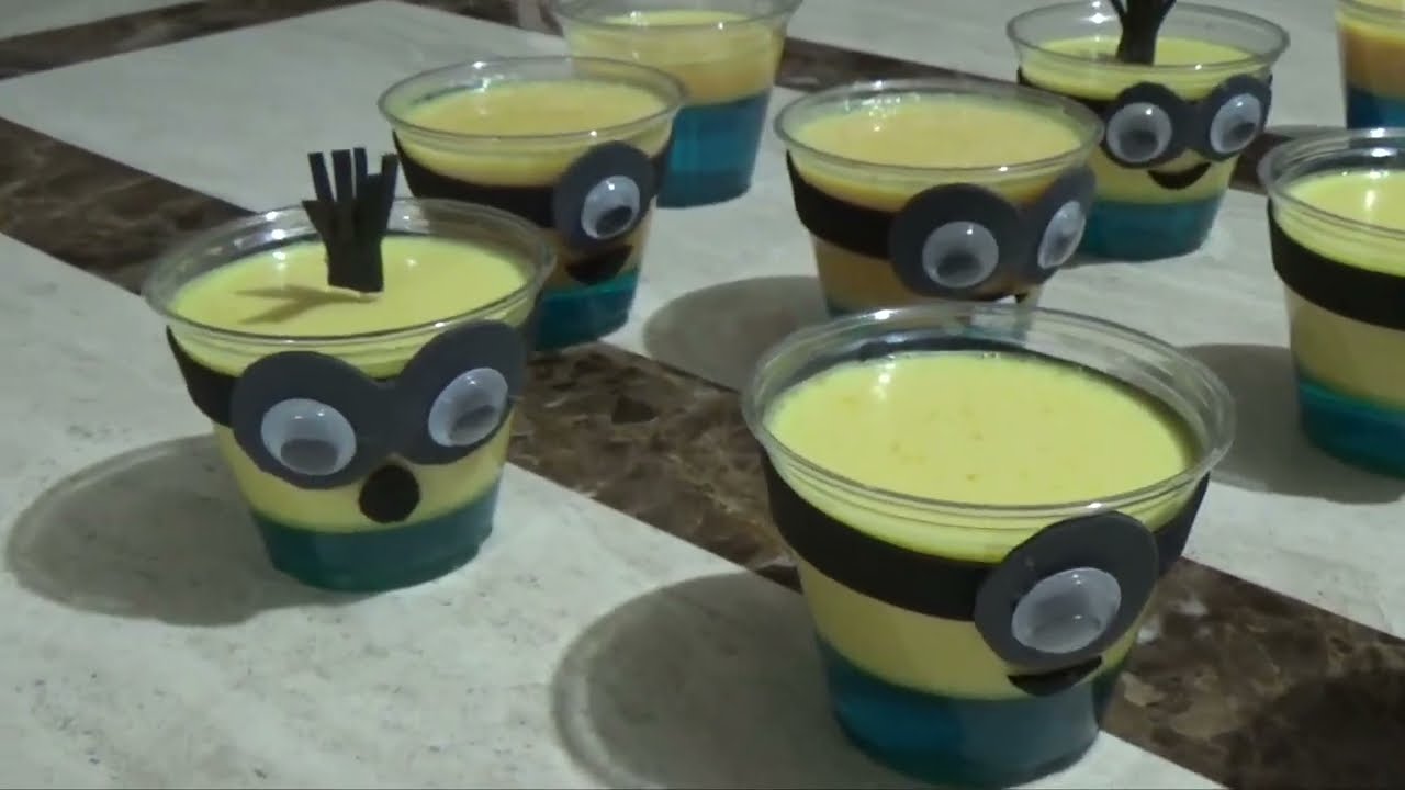 DIVERTIDAS GELATINAS DE MINIONS!