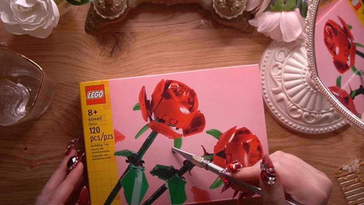 ASMR Making a Lego Rose