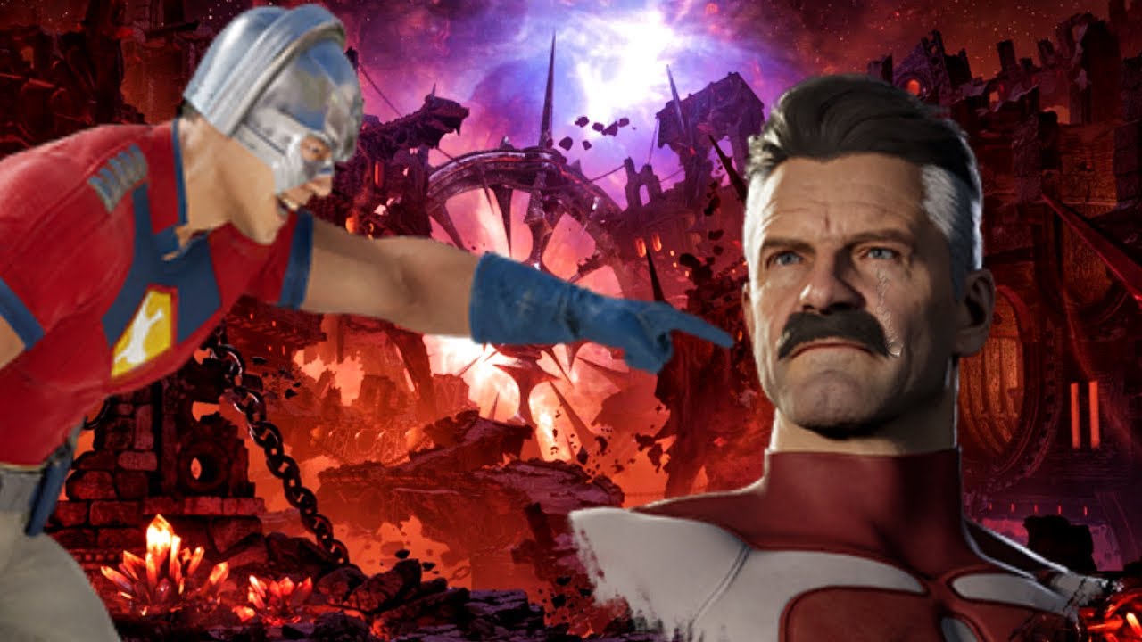 Peacemaker Demolishes Omni-Man Teabagger - Mortal Kombat 1 (Kombat League Gamplay)