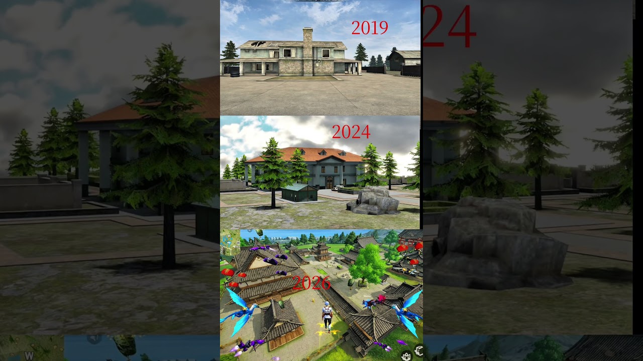 free fire 2019 vs 2026 | 
