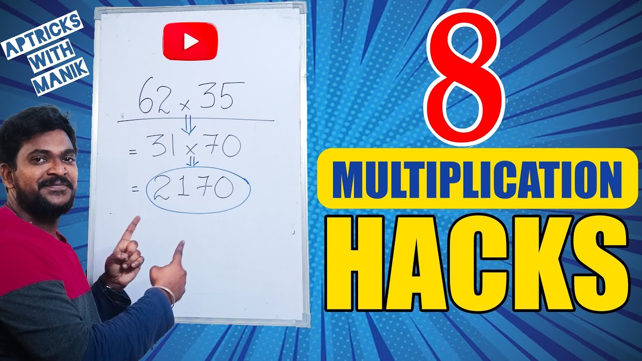 🪄8 RARELY SEEN Multiplication Tricks🪄 for all Competitive Exams !!!