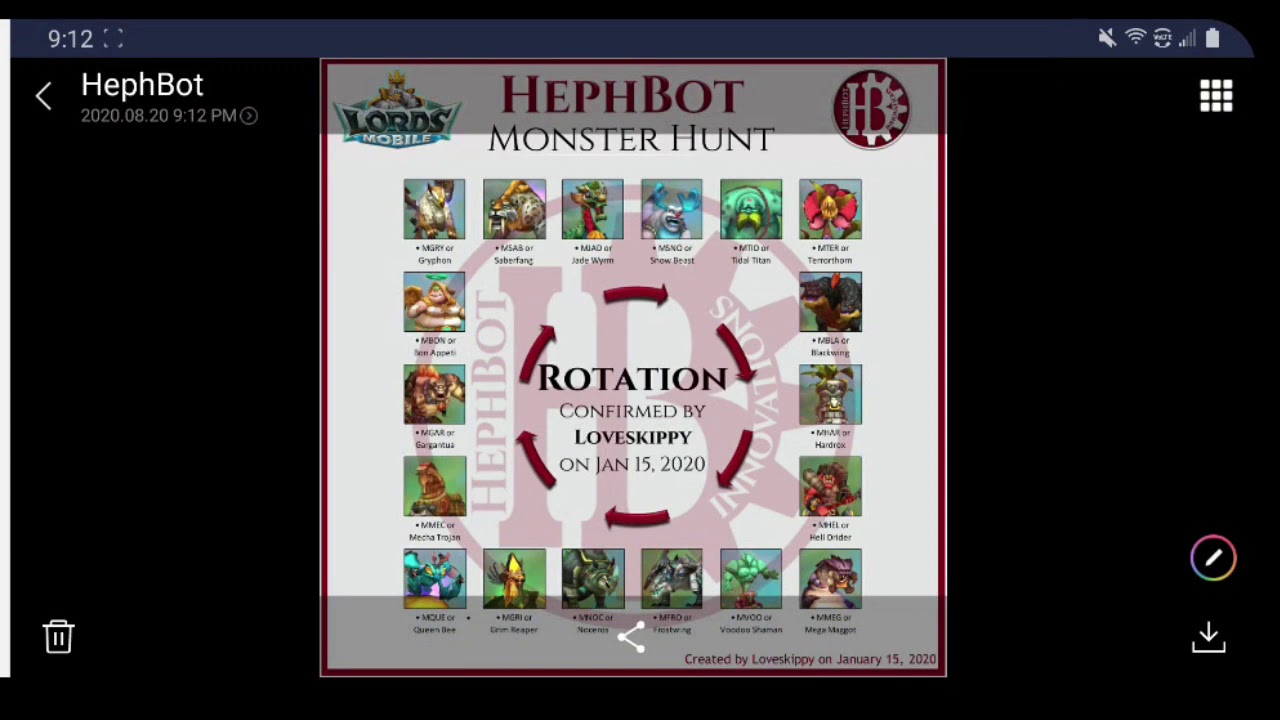 Lords Mobile  Hephbot Basics
