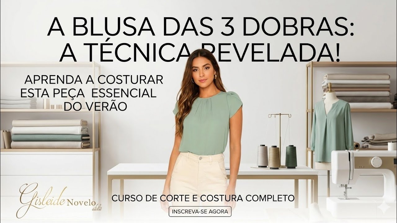 ✅️DIY Como fazer Blusa com manga Tulipa_Costura Fácil passo a passo Gisleide Novelo