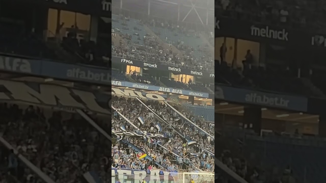 Cantamos todos com a Geral. #arenadogr&ecirc;mio #gremio #geraldogremio