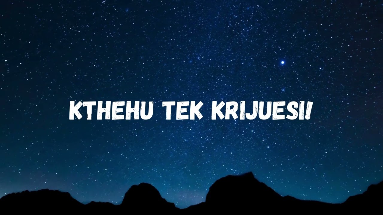 Kthehu tek Krijuesi!
