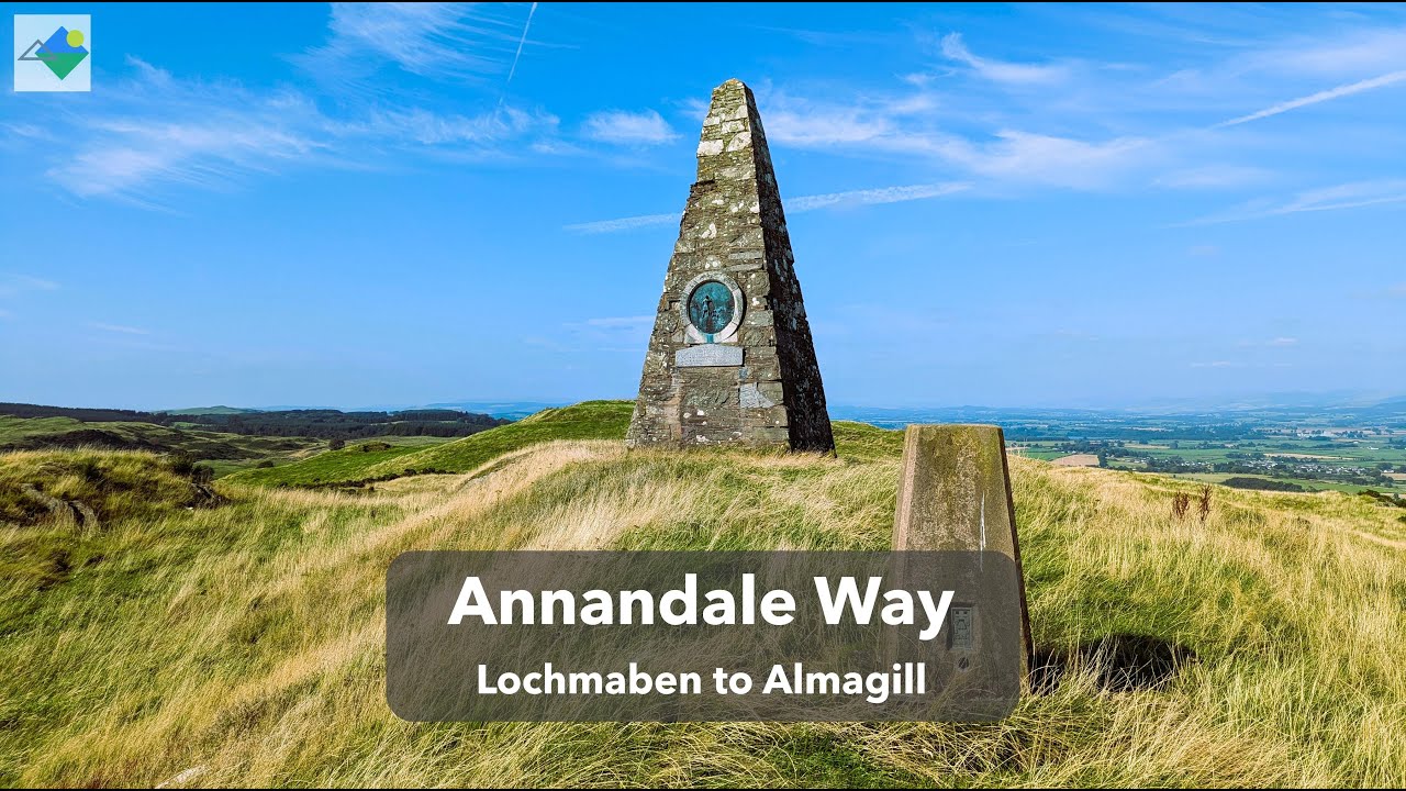 Walking the Annandale Way: Lochmaben – Castle Loch – Hightae – Rammerscales – Holmains - Almagill 4K