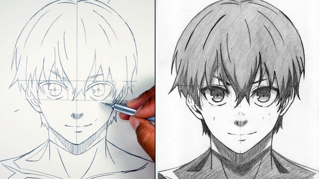 How To Draw Isagi Yoichi [Blue Lock] - Anime Drawing